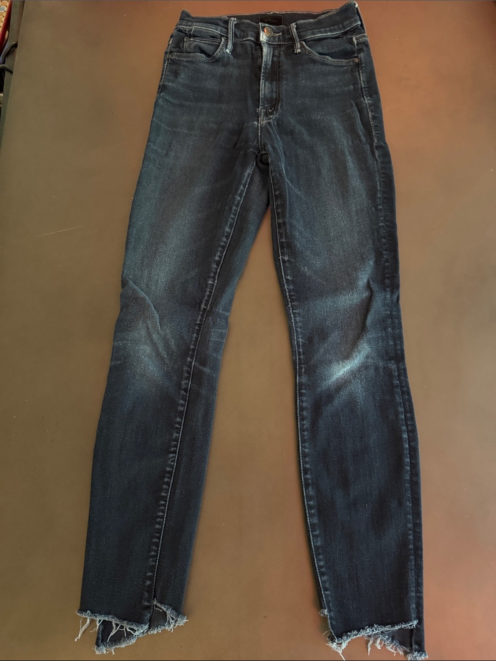 MOTHER Women’s Bottoms Jeans in Dark Blue Wash